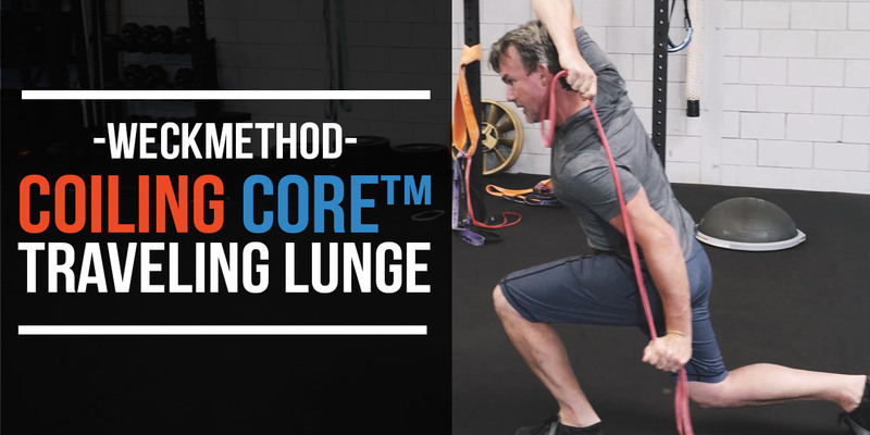 WeckMethod Training: Coiling Core Traveling Lunges